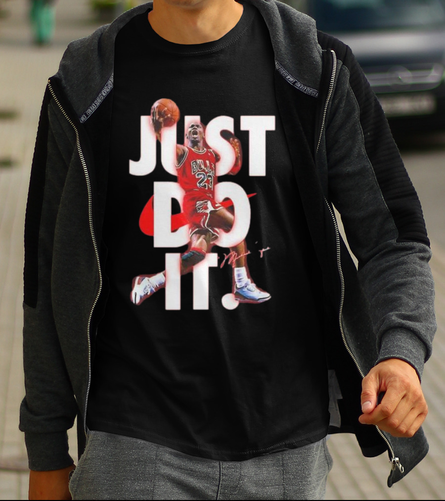 Michael Jordan Just Do It Bulls 23 Signature T-Shirt