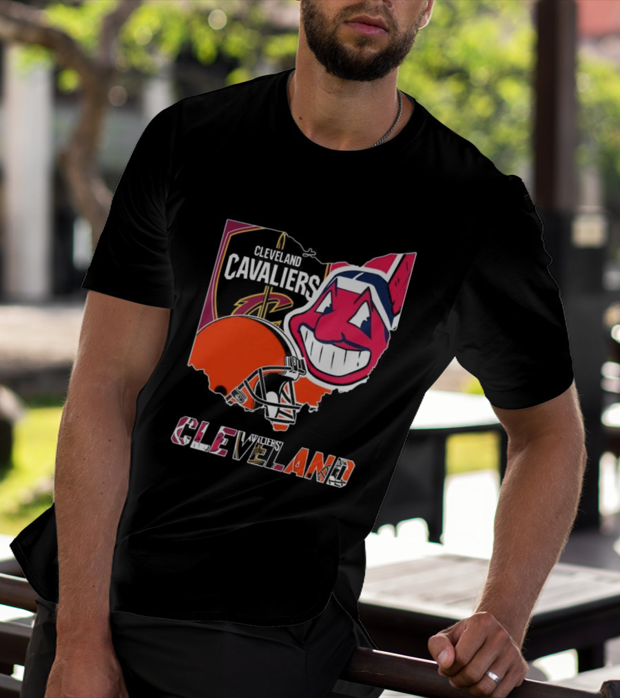 Cleveland Cavaliers Browns Indians Sports Team T-Shirt