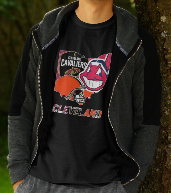 Cleveland Cavaliers Browns Indians Sports Team T-Shirt