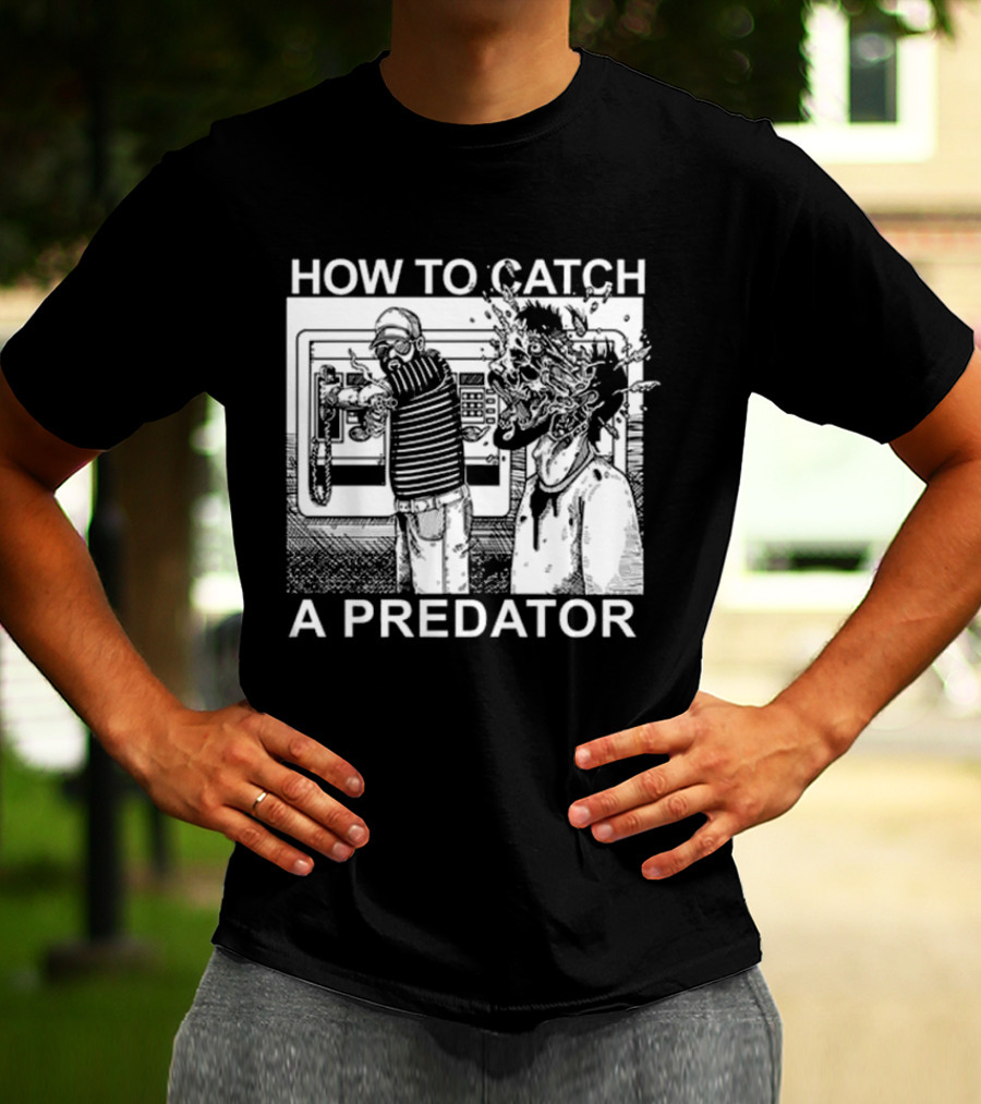 Gary Plauche How To Catch A Predator Graphic Comic T-Shirt