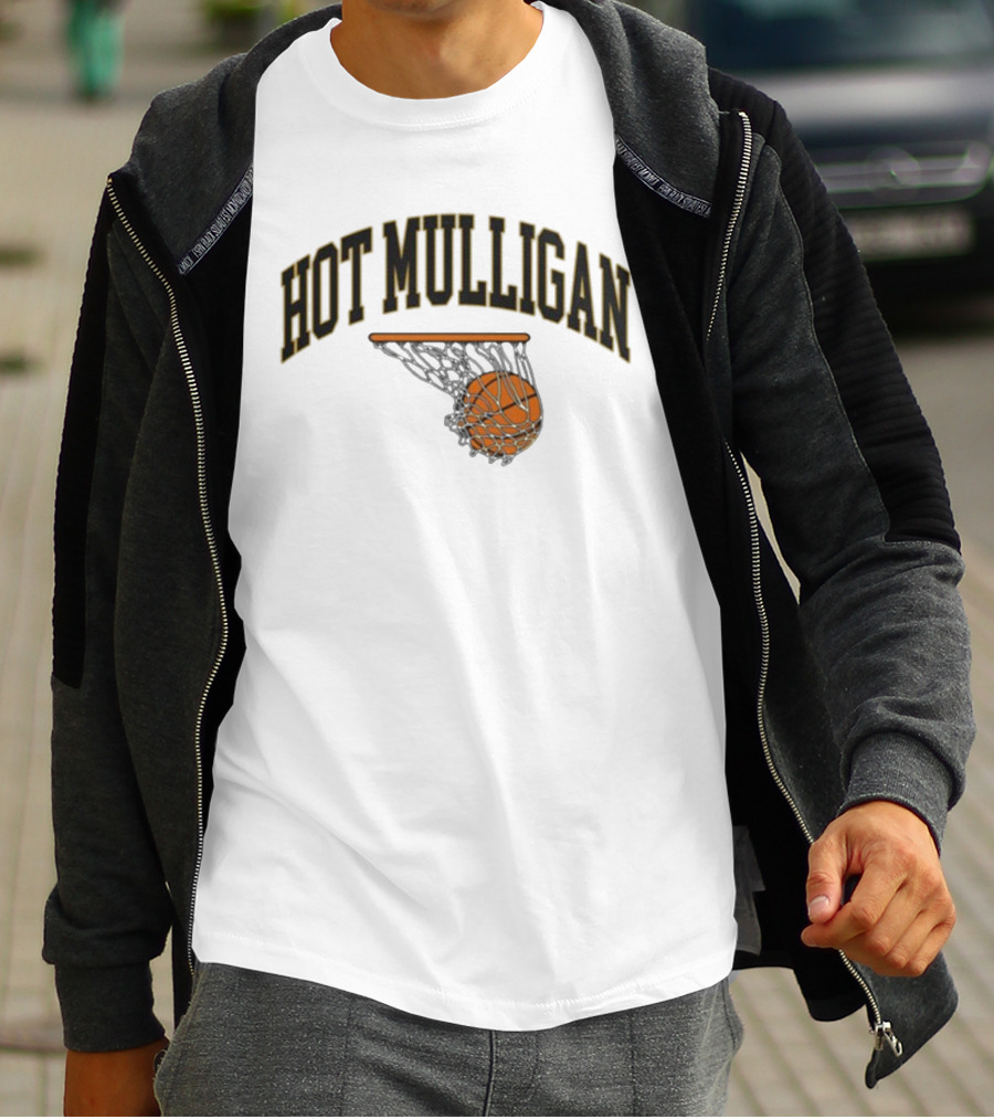 HOT MULLIGAN BASKETBALL HOOP AND BALL T-Shirt