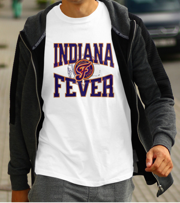 Indiana Fever Caitlin Clark Basketball Fever T-Shirt