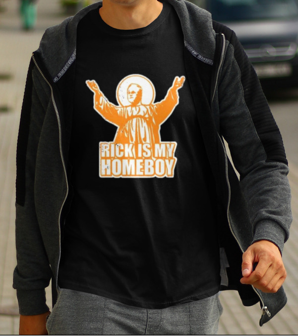 Knoxville Johnny Rick Is My Homeboy Orange T-Shirt