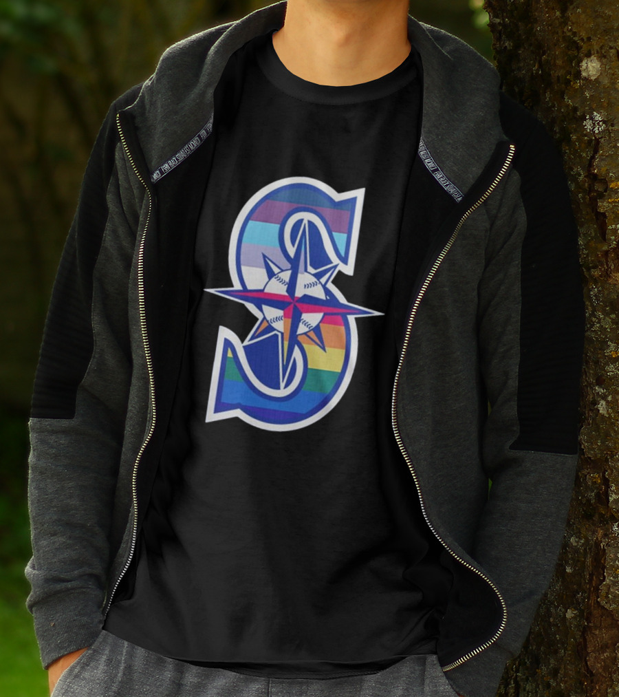 Mariners Pride Month Rainbow T-Shirt