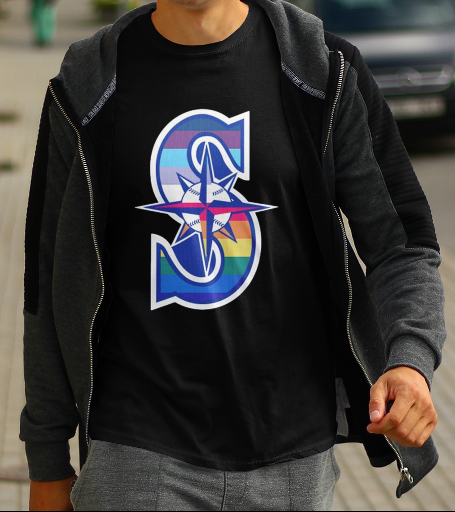 Mariners Pride Month Rainbow T-Shirt