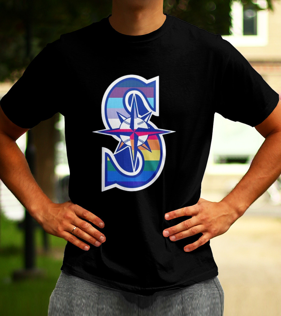 Mariners Pride Month Rainbow T-Shirt