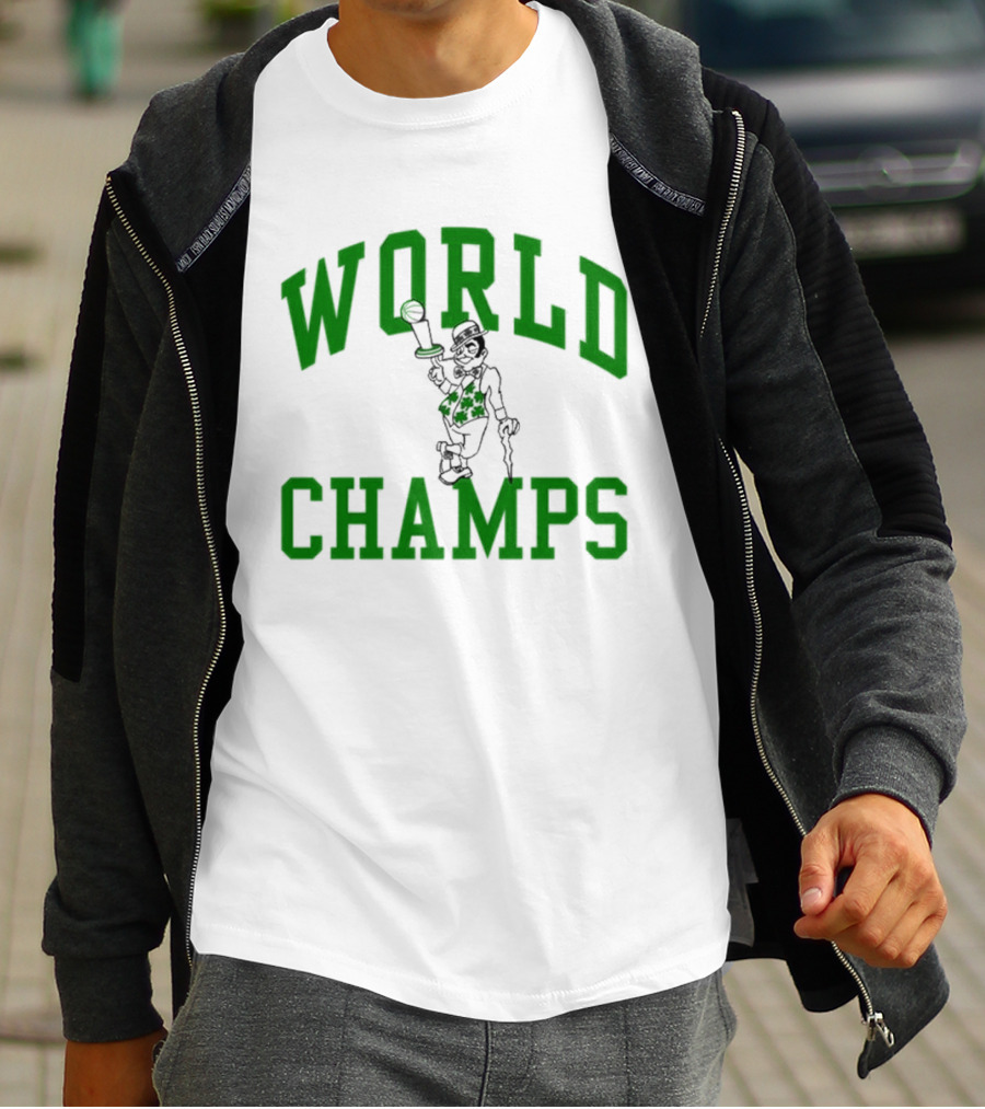 Boston Celtics World Champs Victory T-Shirt