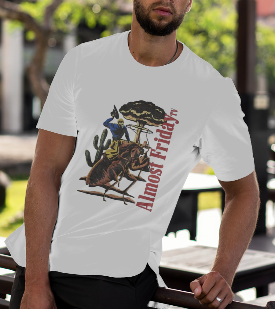 Almost Friday Cockroach Cowboys Desert Adventure T-Shirt
