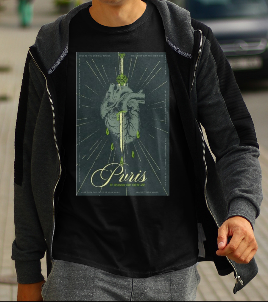 Back To The Original Tender Heart With Pvris St. Andrew’s Hall Detroit June 16 T-Shirt