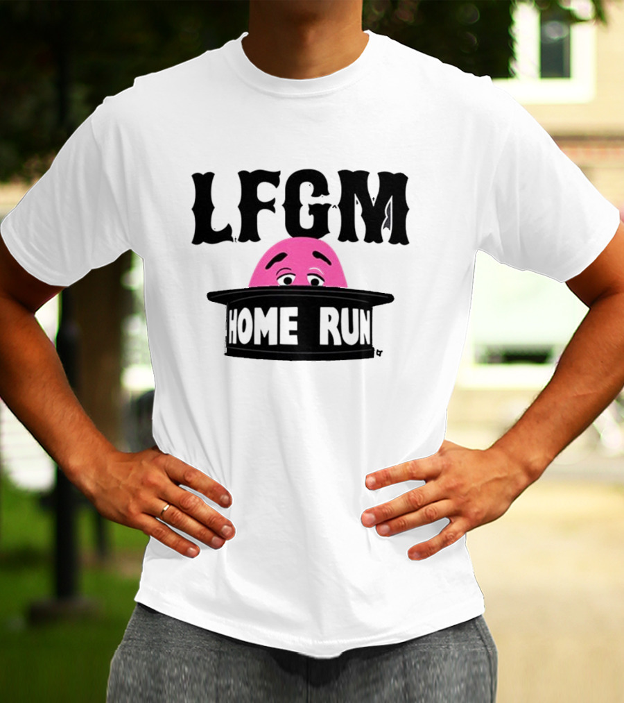 LFGM Grimace Home Run Hat Peeking T-Shirt