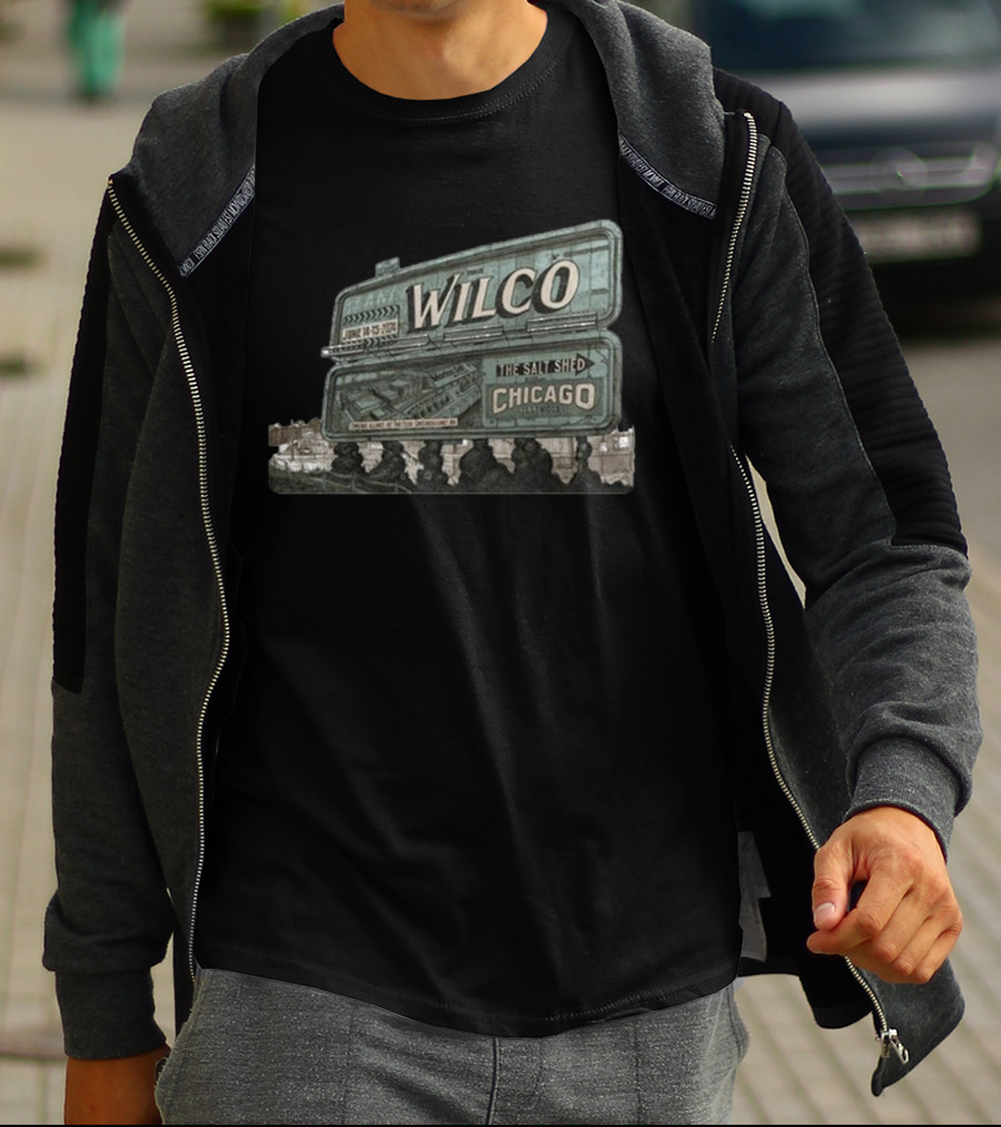 Wilco The Salt Shed Chicago June 14-15 Billboard T-Shirt