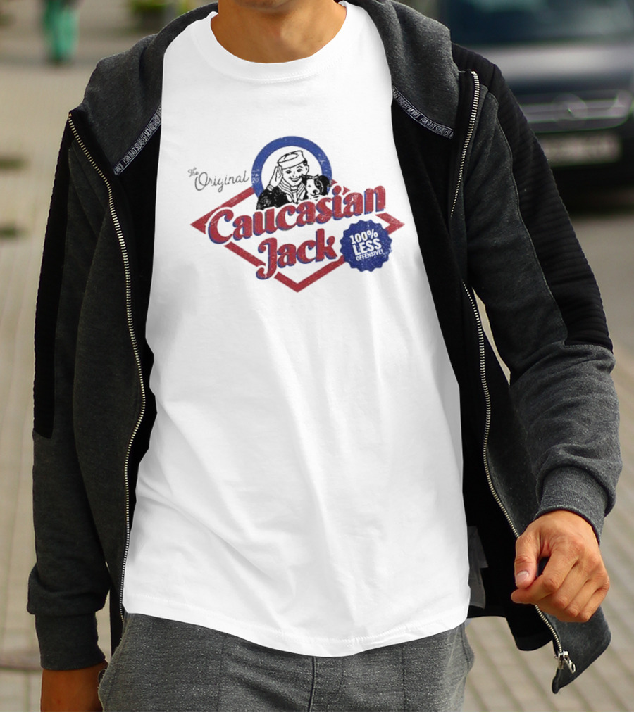 The Original Caucasian Jack 100% Less Offensive T-Shirt