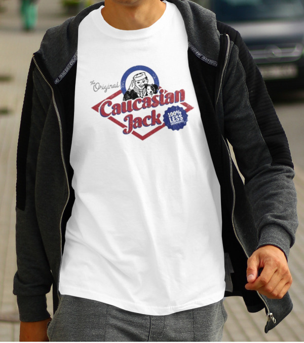 The Original Caucasian Jack 100% Less Offensive T-Shirt