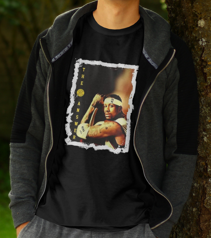 Allen Iverson The Answer Basketball Legend T-Shirt
