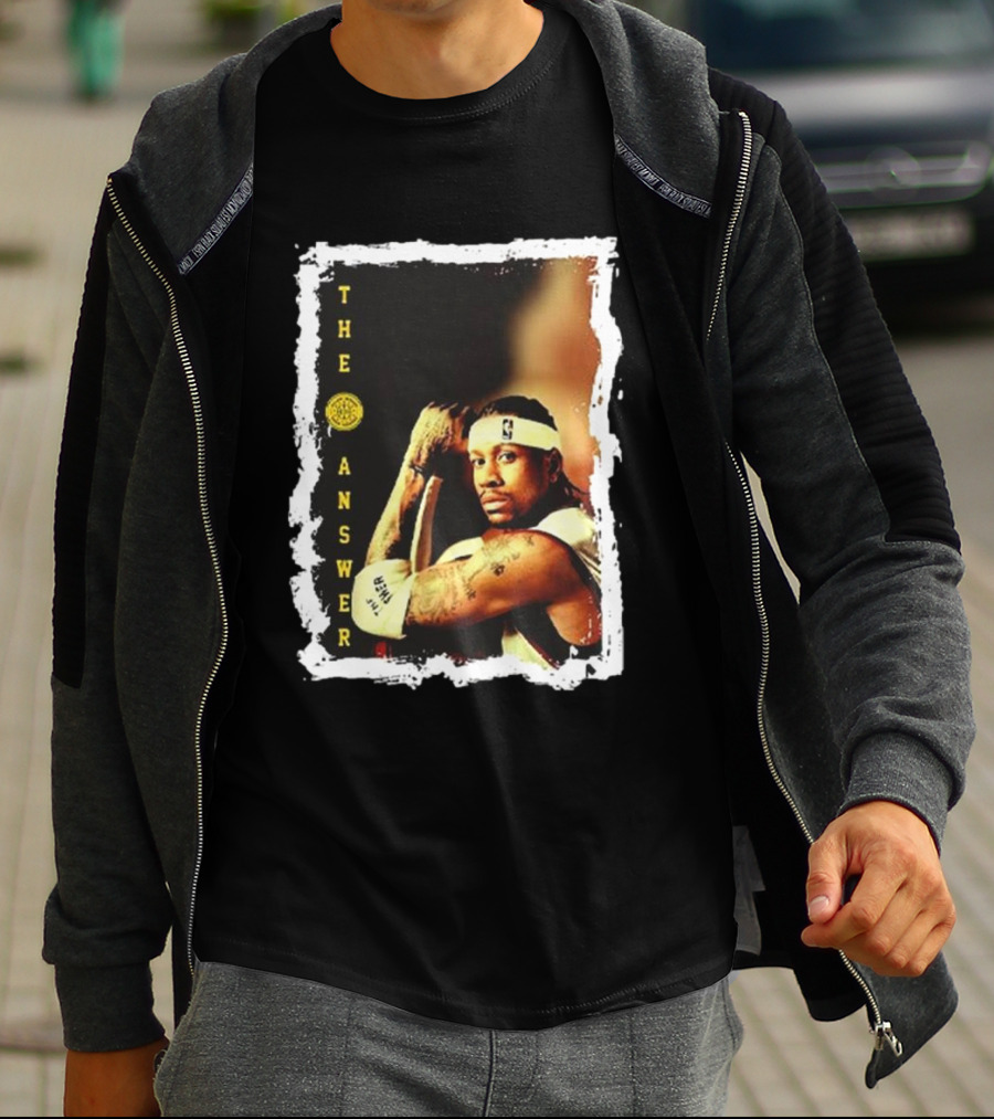 Allen Iverson The Answer Basketball Legend T-Shirt