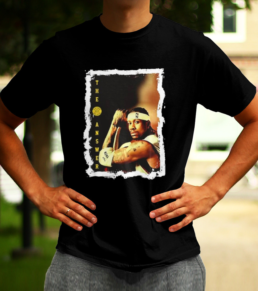 Allen Iverson The Answer Basketball Legend T-Shirt