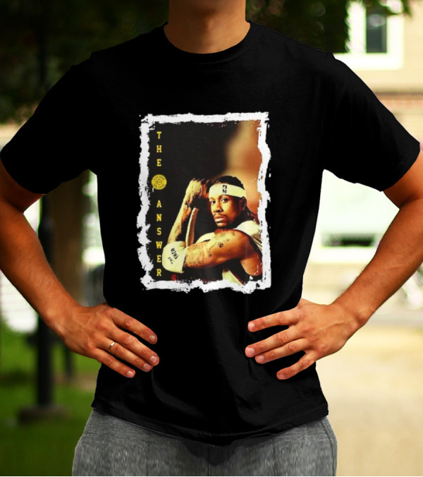 Allen Iverson The Answer Basketball Legend T-Shirt