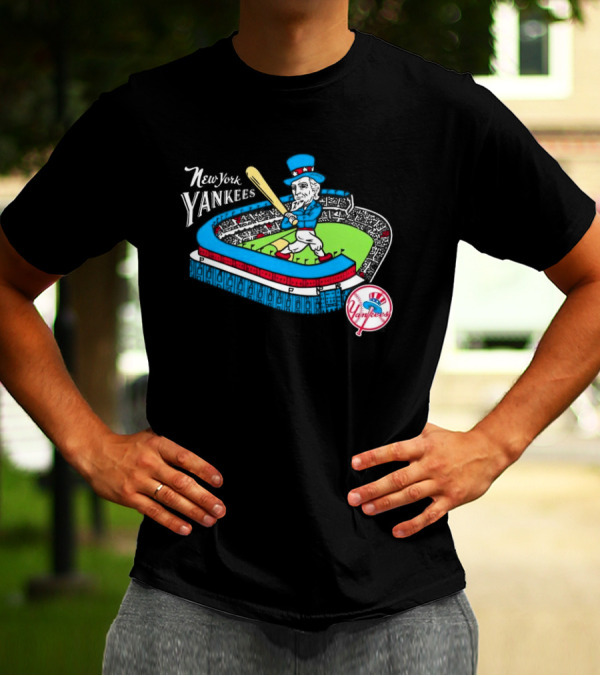 New York Yankees Uncle Sam Baseball MLB Team Stadium T-Shirt