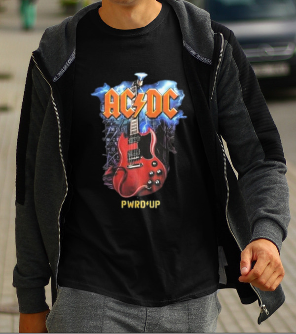 ACDC PWRD Up Angus Guitar Tour T-Shirt
