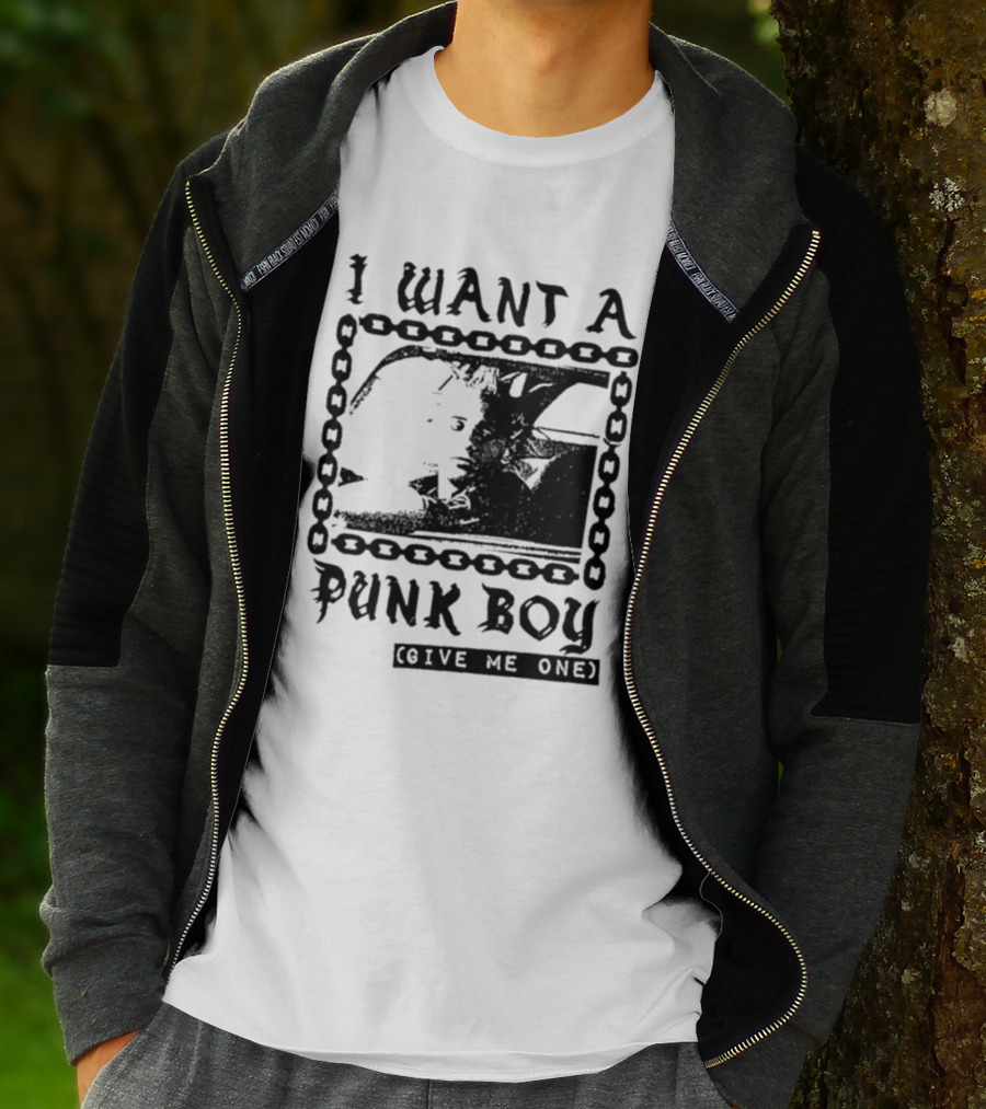 I Want A Punk Boy Give Me One Chain T-Shirt
