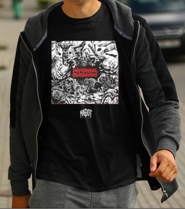 Internal Bleeding Maggot Stomp RWE Gruesome Zombie T-Shirt