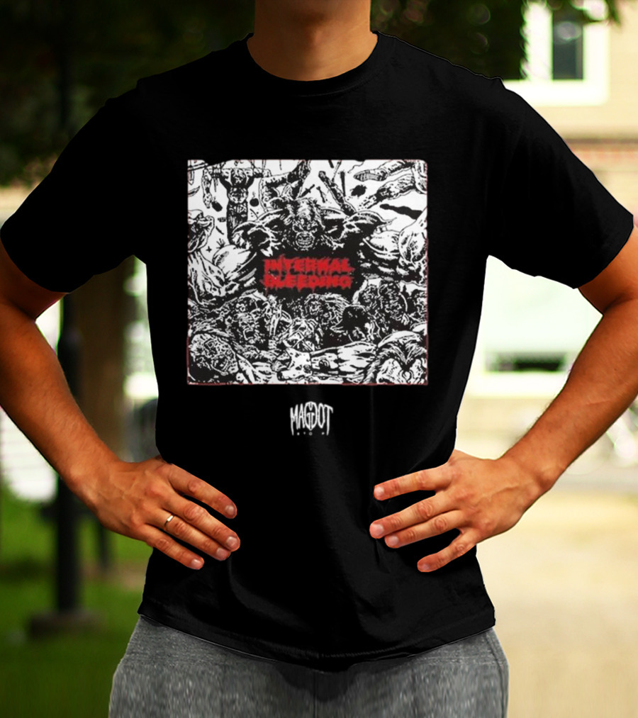 Internal Bleeding Maggot Stomp RWE Gruesome Zombie T-Shirt