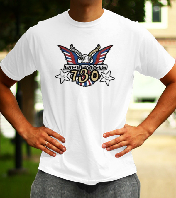Harlem World Diplomats 730 Wings Stars Emblem T-Shirt