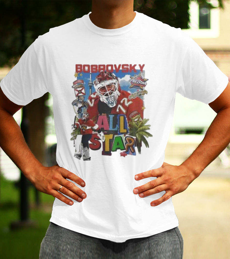 Bobrovsky All Star 72 Florida Panthers NHL T-Shirt