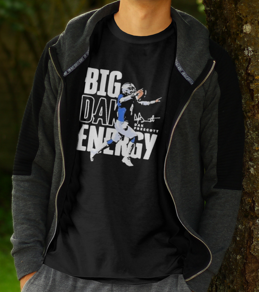 Dallas Cowboys Big Dak Energy Dak Prescott Player Signature T-Shirt