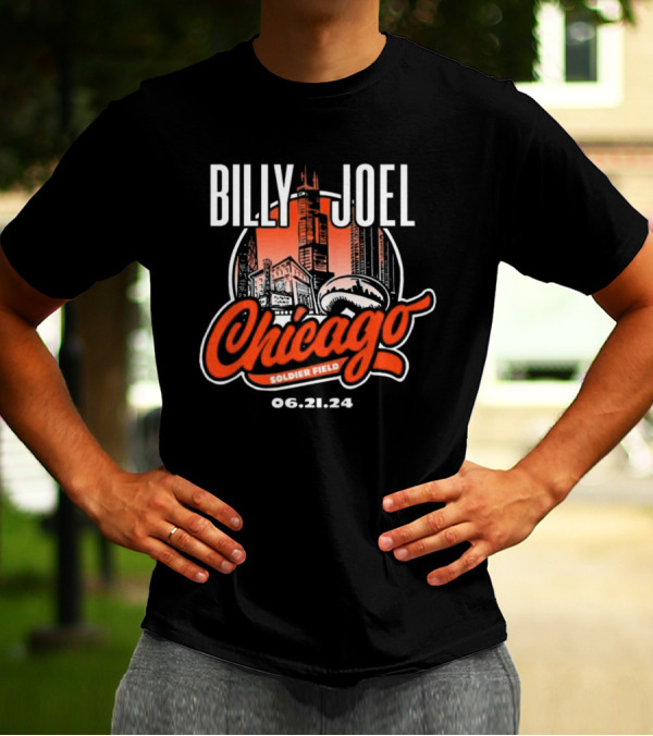 Billy Joel Chicago Soldier Field 06.21.24 T-Shirt