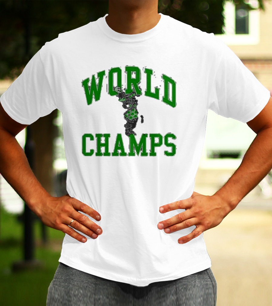 Bos World Champs Basketball Victory T-Shirt
