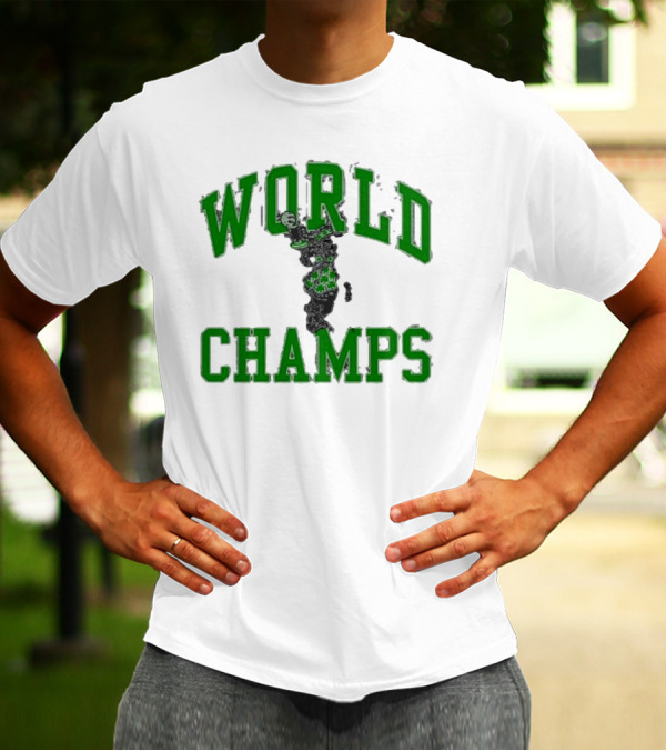Bos World Champs Basketball Victory T-Shirt
