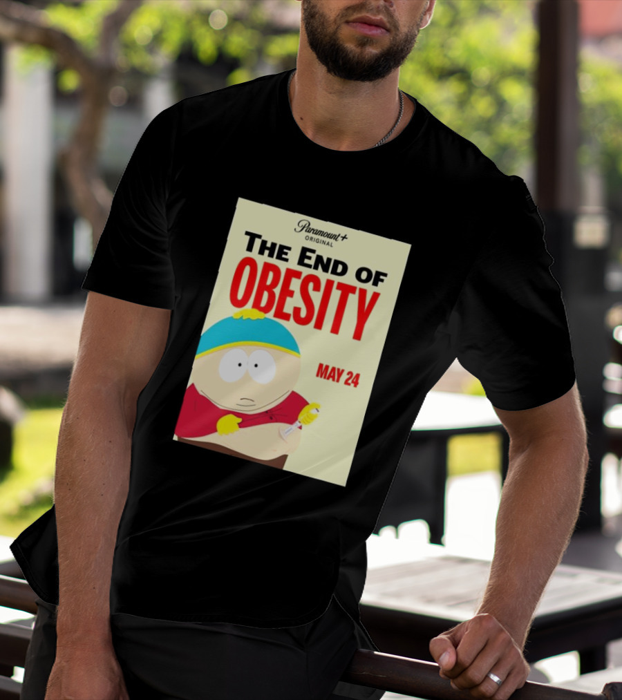 Paramount Original The End Of Obesity May 24 Featuring Iconic Cartoon Character T-Shirt