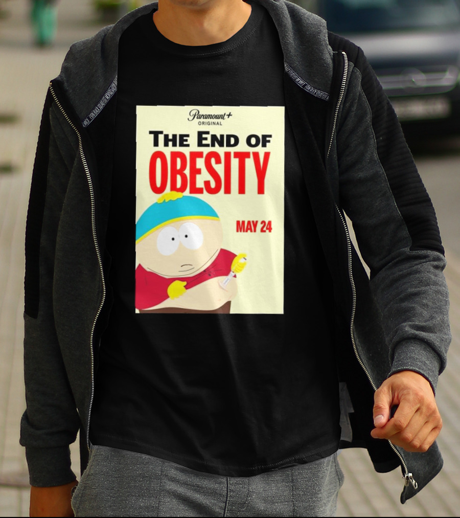 Paramount Original The End Of Obesity May 24 Featuring Iconic Cartoon Character T-Shirt