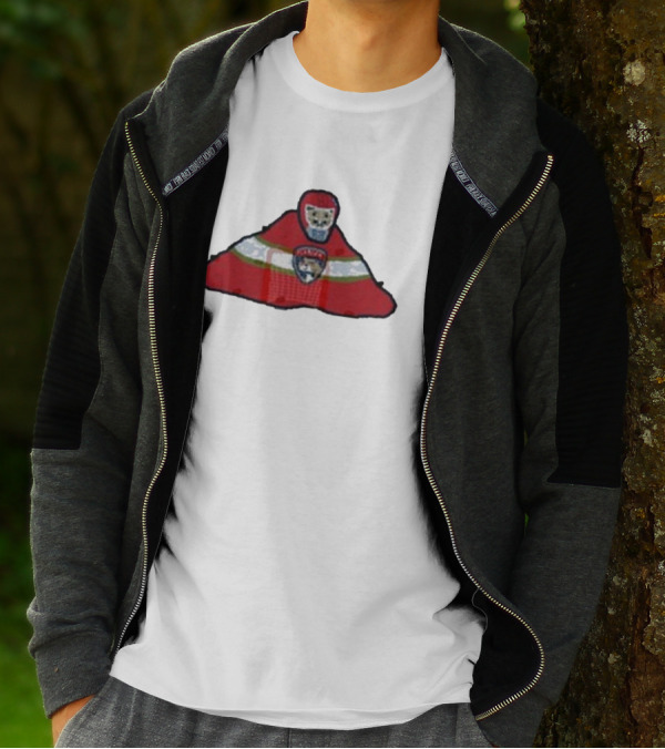 Florida Panthers Hockey Blob Sergei Bobrovsky T-Shirt