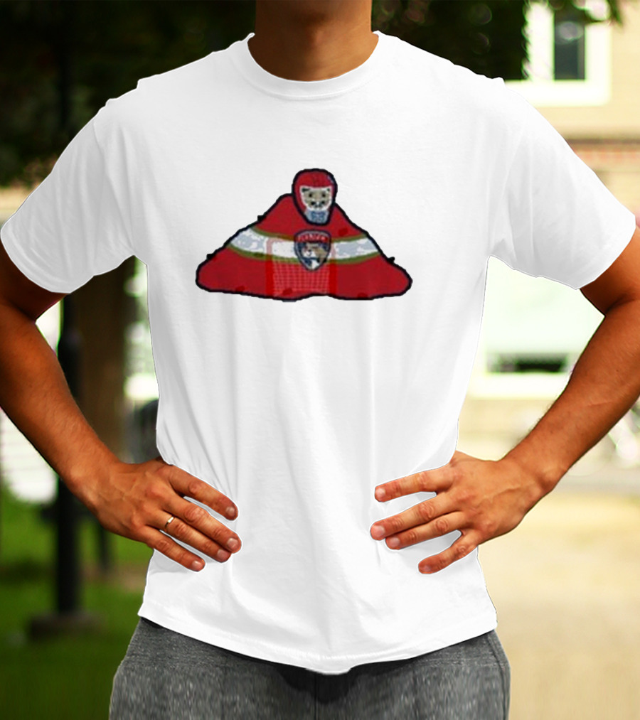 Florida Panthers Hockey Blob Sergei Bobrovsky T-Shirt
