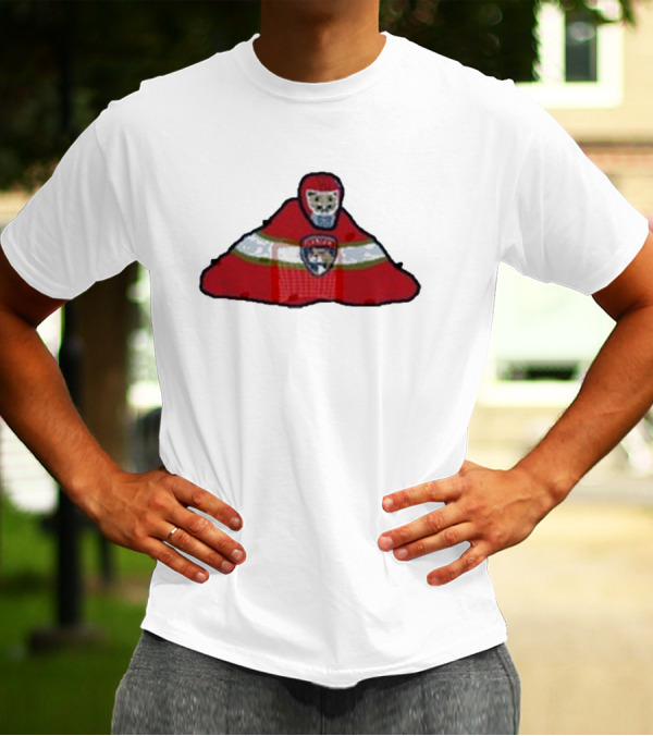 Florida Panthers Hockey Blob Sergei Bobrovsky T-Shirt