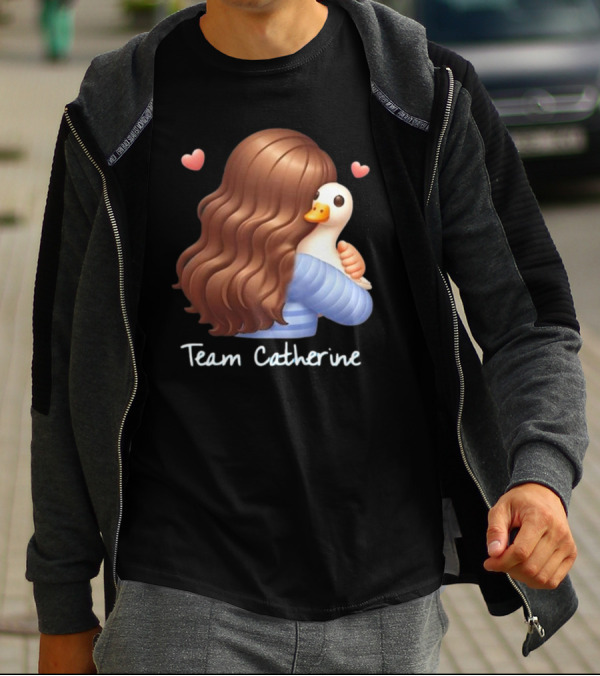Team Catherine Real Housewives Recaps Duck Emoji Hearts T-Shirt