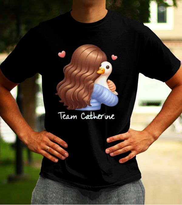 Team Catherine Real Housewives Recaps Duck Emoji Hearts T-Shirt