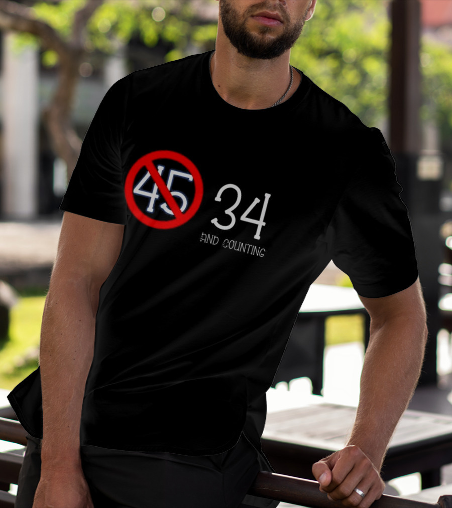 No 45 34 And Counting T-Shirt