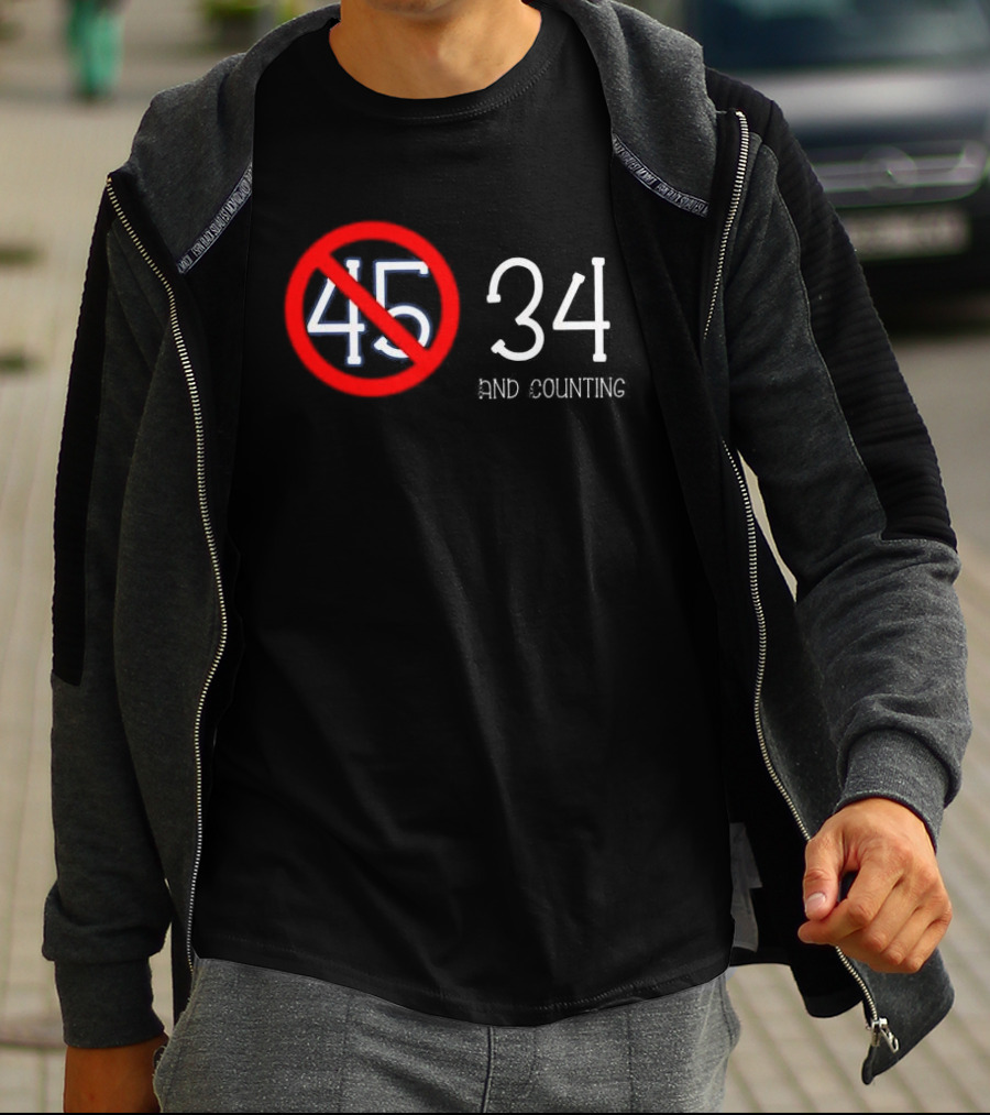 No 45 34 And Counting T-Shirt