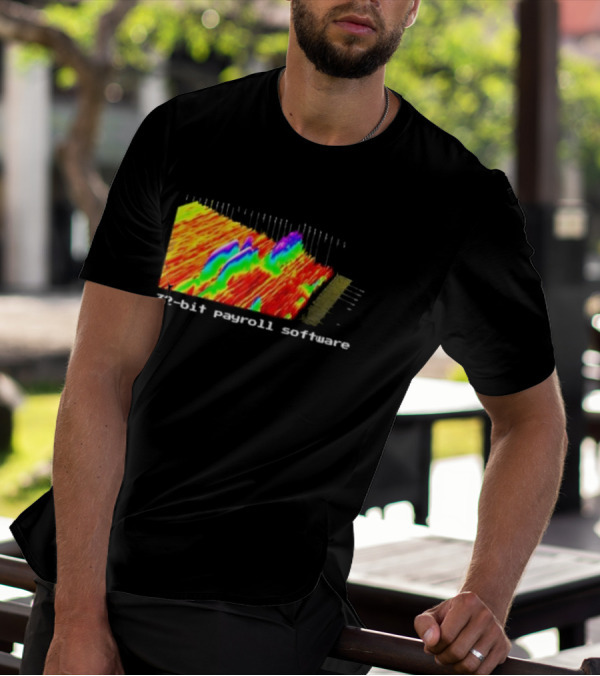 Ayush S Joinwarp 32-Bit Payroll Software Rainbow Spectrum Visualization T-Shirt
