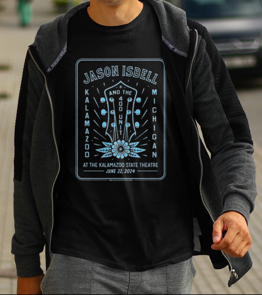 Jason Isbell And The 400 Unit Kalamazoo State Theatre Michigan June 22 T-Shirt