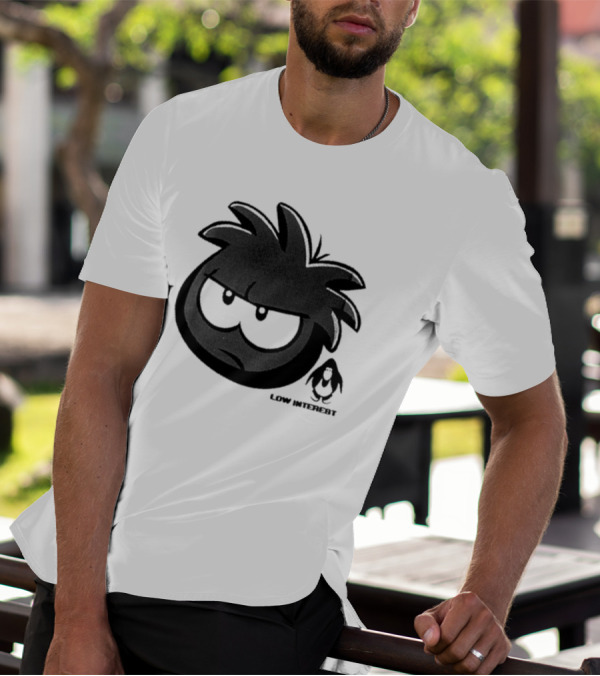 Club Penguin Low Interest Grumpy Puffle With Penguin T-Shirt
