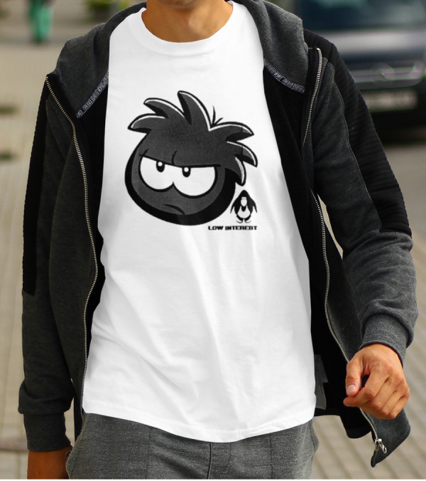 Club Penguin Low Interest Grumpy Puffle With Penguin T-Shirt