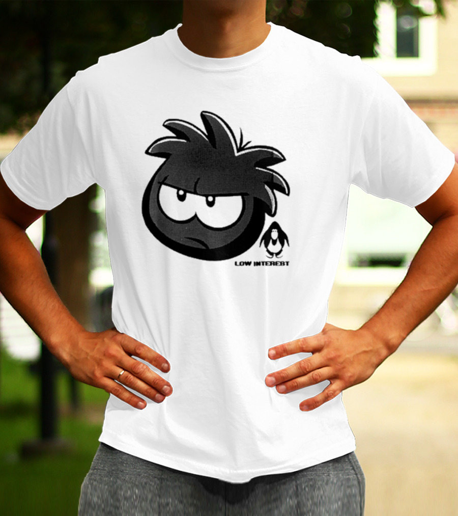 Club Penguin Low Interest Grumpy Puffle With Penguin T-Shirt