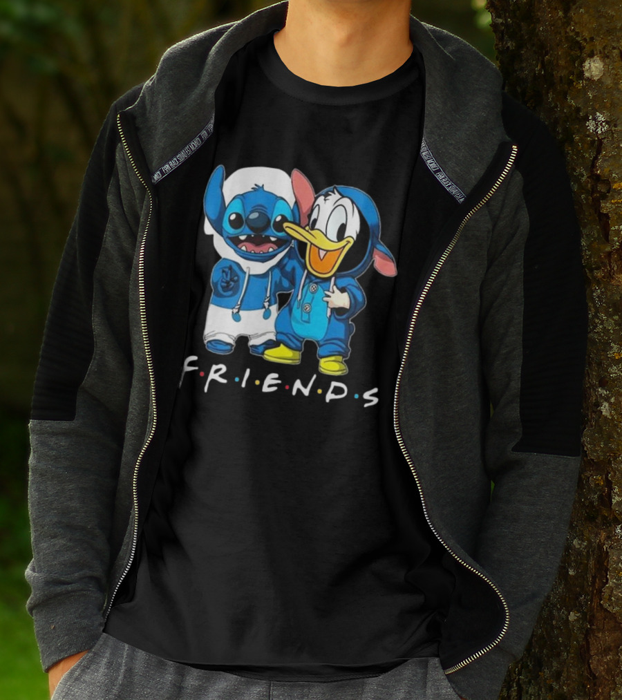 Friends Stitch And Donald Duck Disney Best Friends For Life T-Shirt
