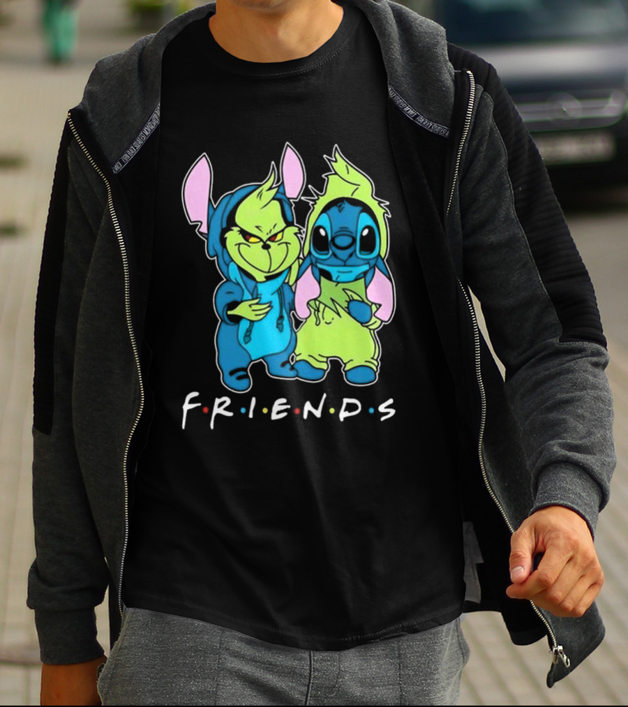 Stitch And Grinch Disney Friends Best Friends For Life T-Shirt