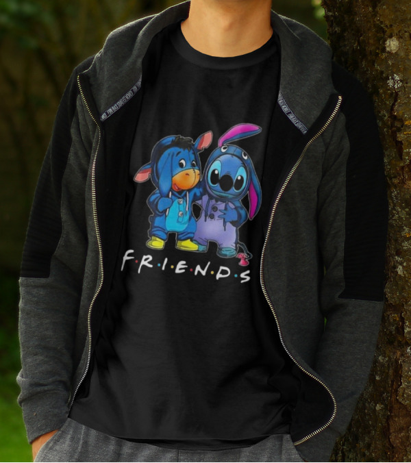 Eeyore Stitch Best Friends For Life F.R.I.E.N.D.S T-Shirt