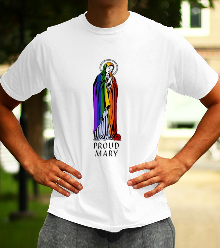 Proud Mary With Rainbow Pride Flag Colors T-Shirt